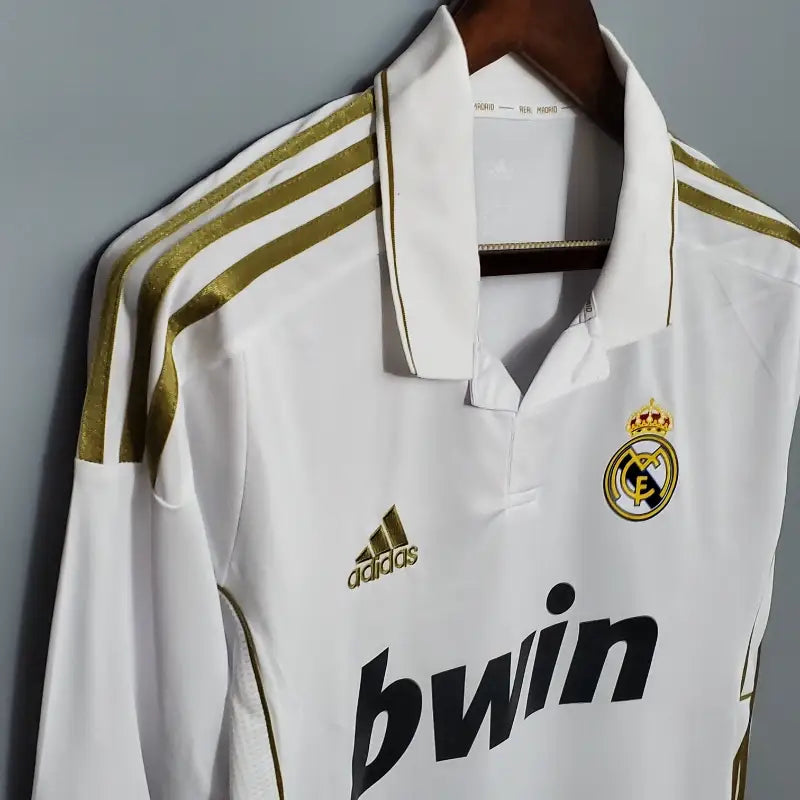 Camiseta Clásica Real Madrid Manga Larga 2011-12