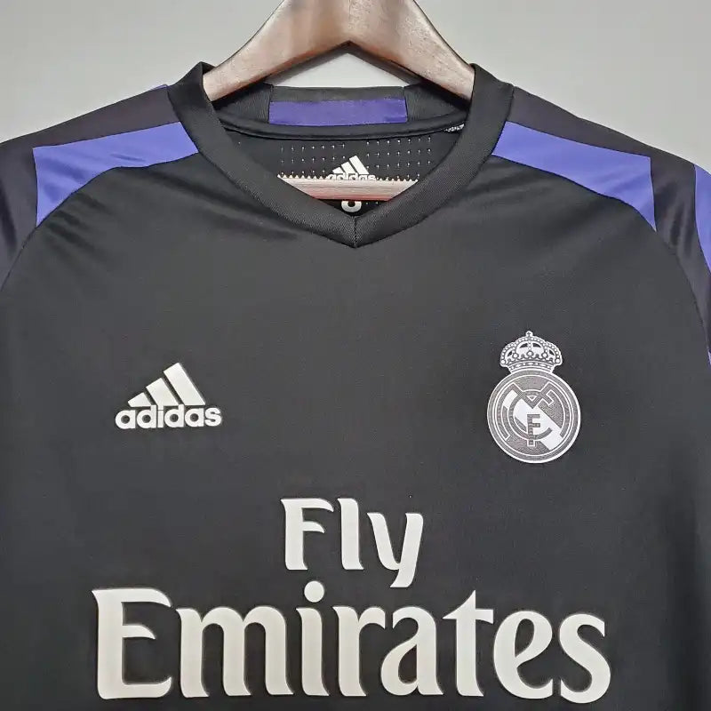 Camiseta Clásica Real Madrid Visitante (3ª) Manga Larga 2016-17