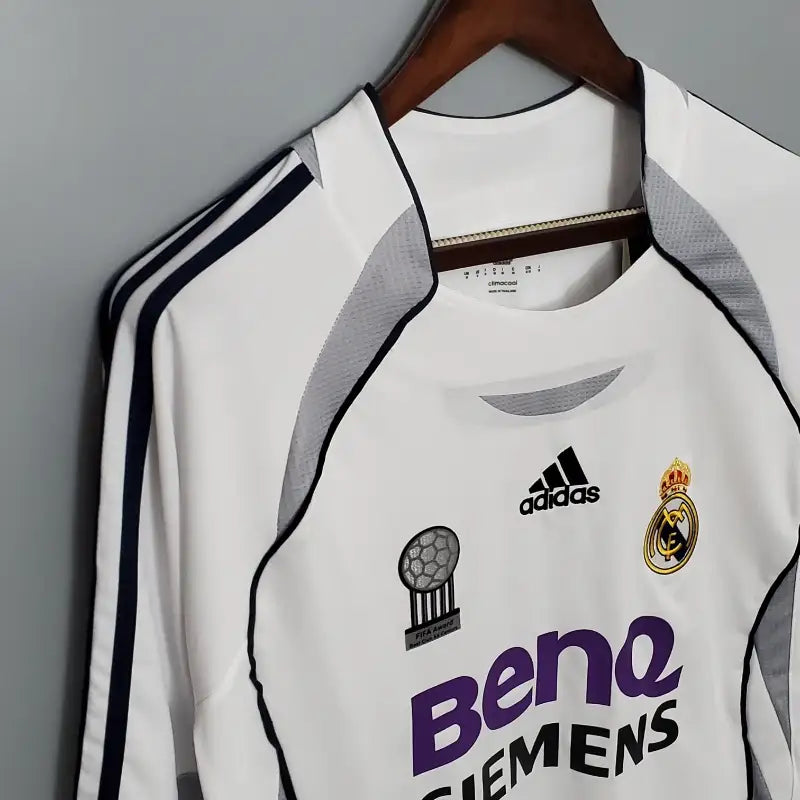 Camiseta Clásica Real Madrid Manga Larga 2006-07