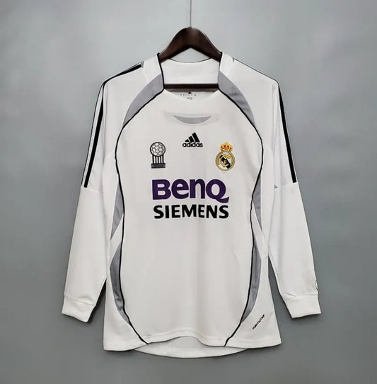 Camiseta Clásica Real Madrid Manga Larga 2006-07