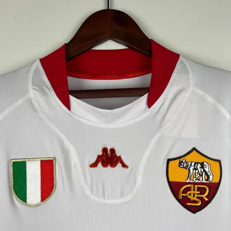 Camiseta Clásica AC Roma Visitante 2001-02