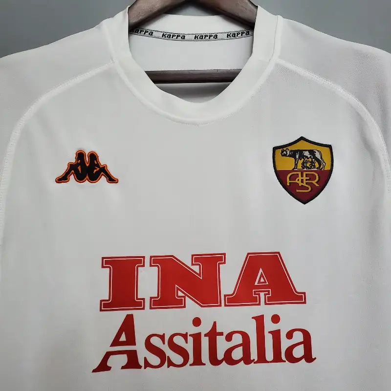 Camiseta Clásica AC Roma Visitante 2000-01