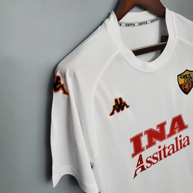Camiseta Clásica AC Roma Visitante 2000-01