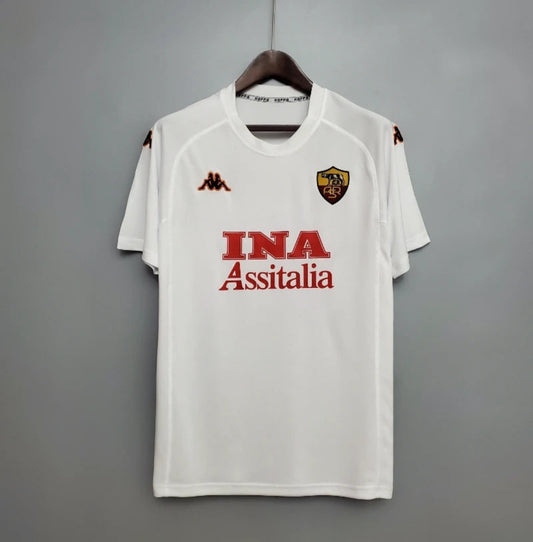 Camiseta Clásica AC Roma Visitante 2000-01