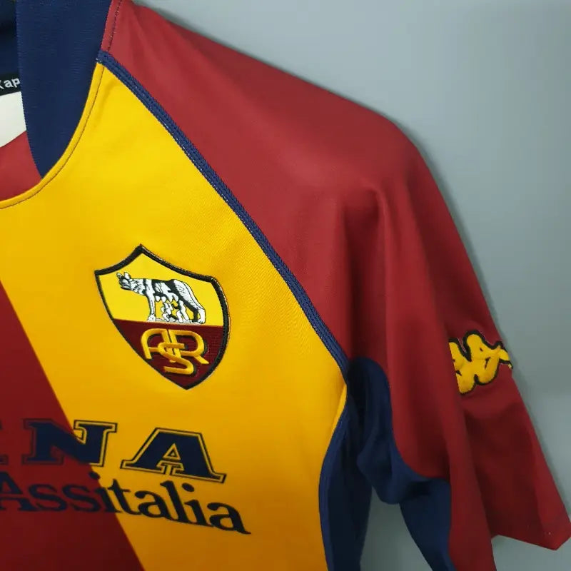 Camiseta Clásica AC Roma 2001-02