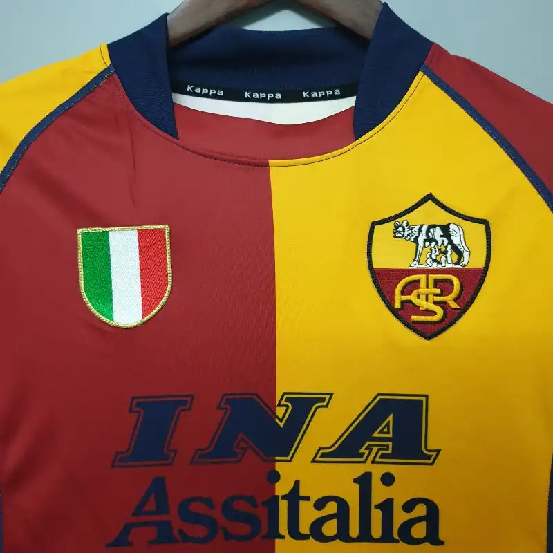 Camiseta Clásica AC Roma 2001-02