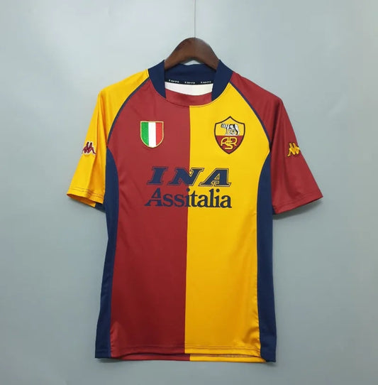 Camiseta Clásica AC Roma 2001-02