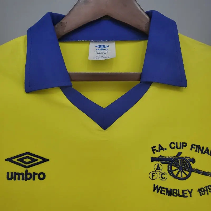 Camiseta Clásica Arsenal FC Visitante Manga Larga 1971-79