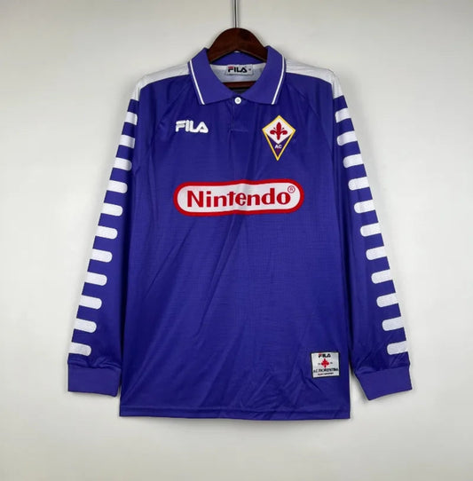 Camiseta Clásica ACF Fiorentina Manga Larga 1998-99