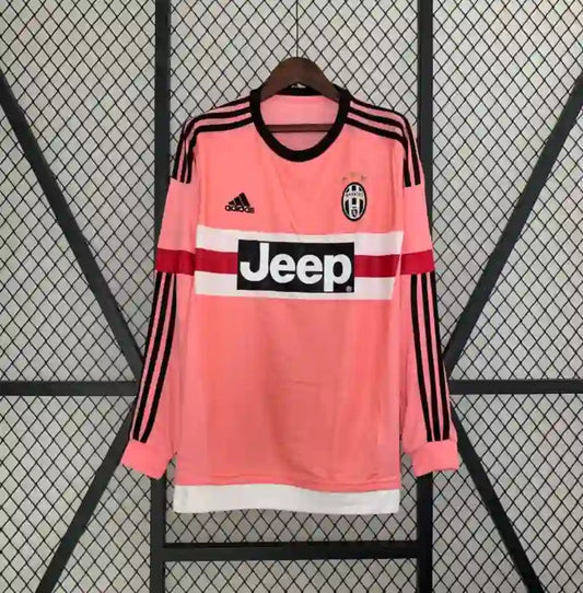 Camiseta Clásica Juventus de Turín Visitante Manga Larga 2015-16