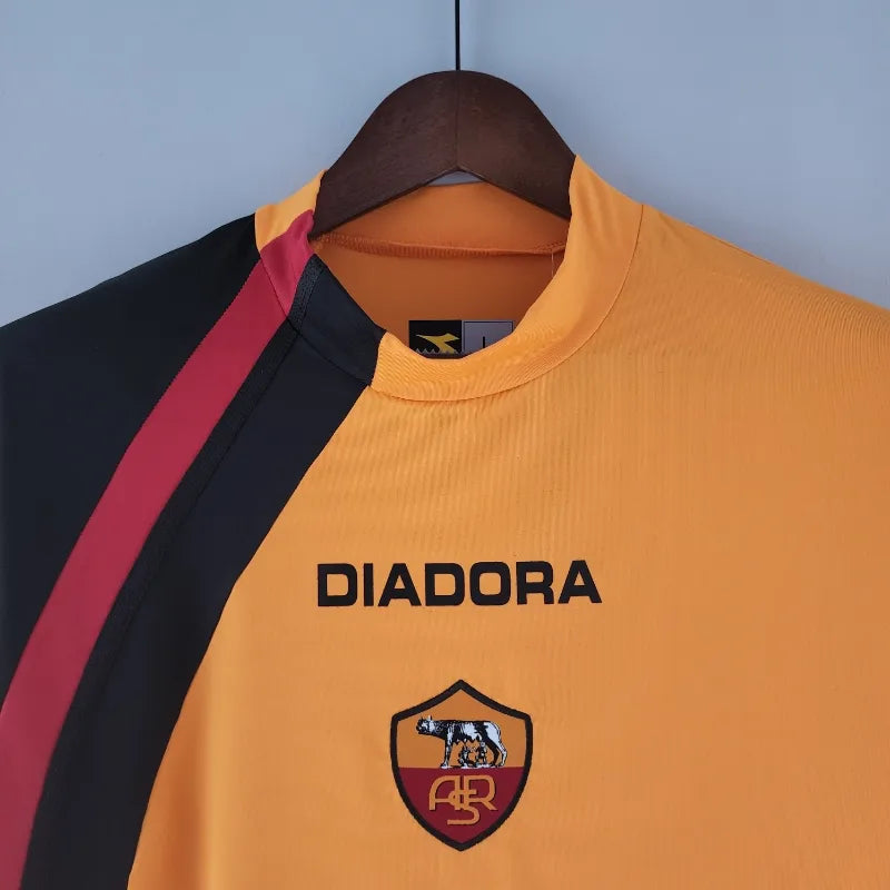 Camiseta Clásica AC Roma Manga Larga 2005-06