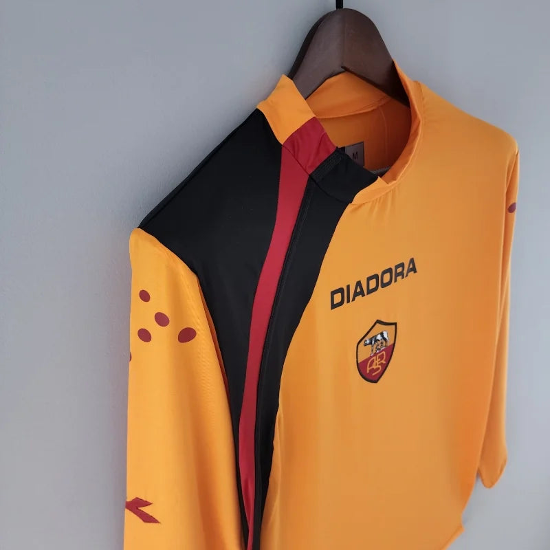 Camiseta Clásica AC Roma Manga Larga 2005-06