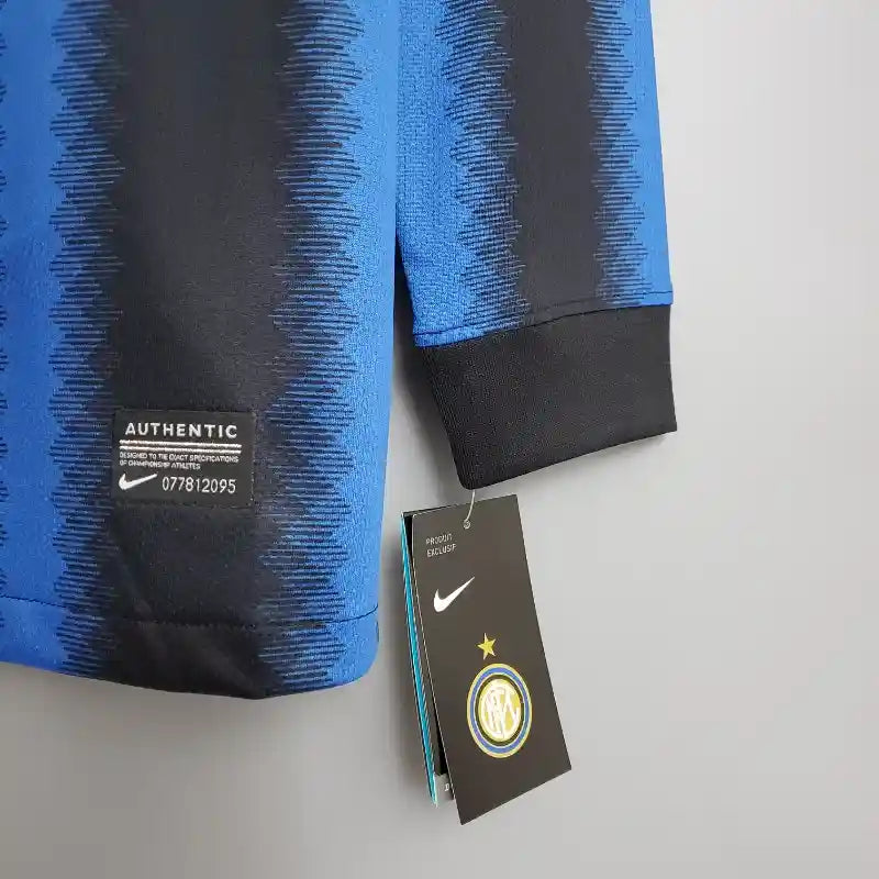 Camiseta Clásica Inter Milán Manga Larga 2010-11