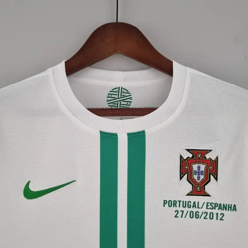 Camiseta Clásica Portugal Visitante Manga Larga 2012