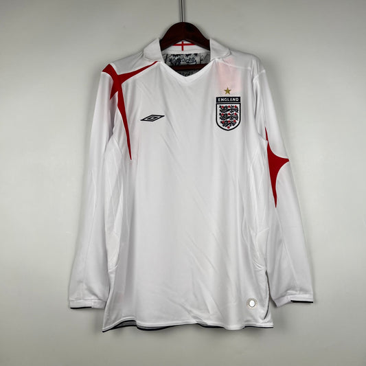 Camiseta Clásica Inglaterra Manga Larga 2006