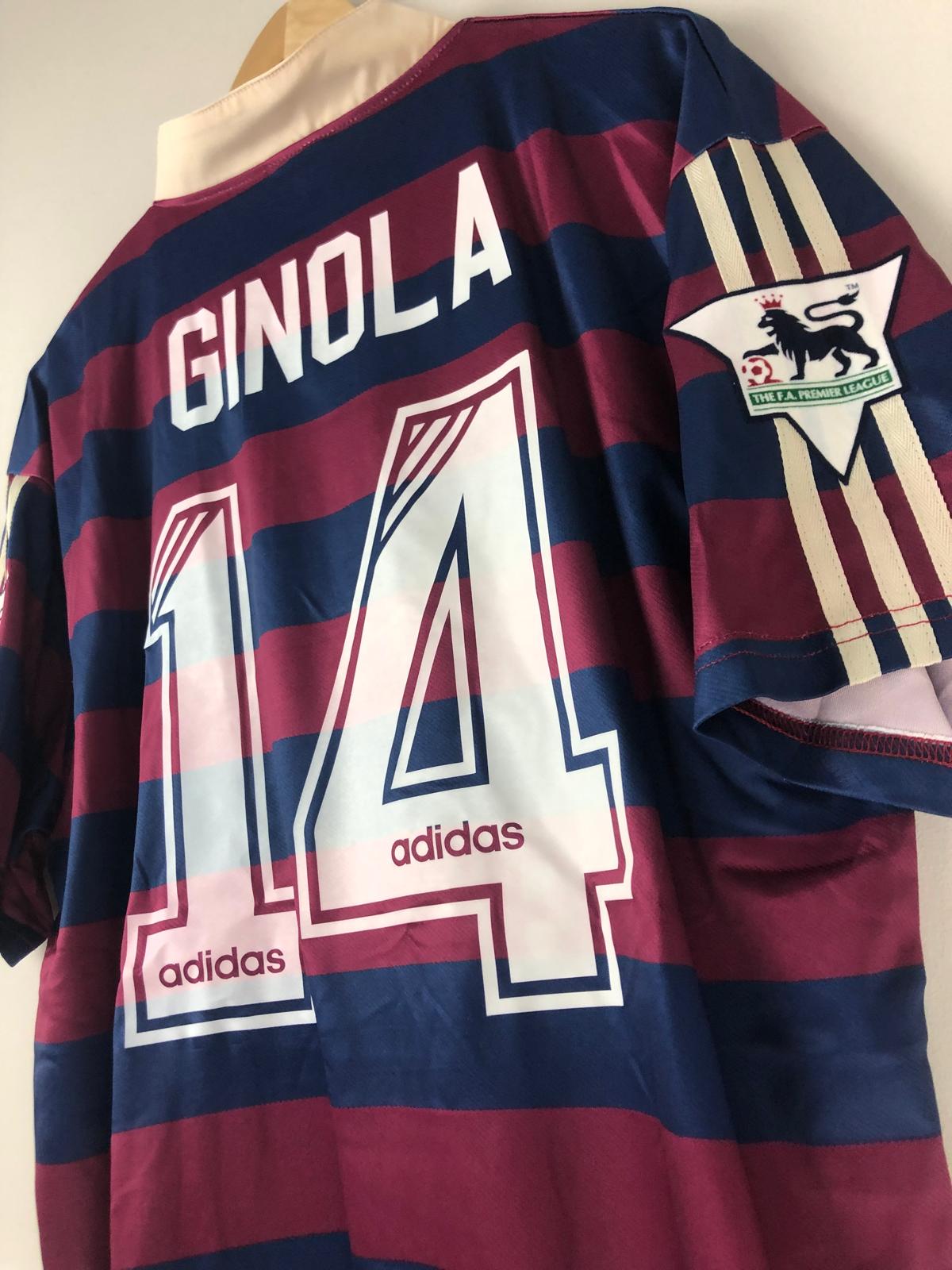 Camiseta Clásica Ginola Newcastle United FC Visitante 1995-96