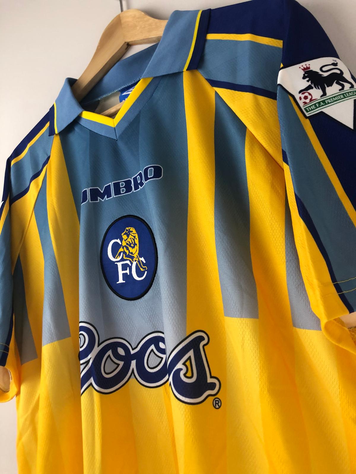 Camiseta Clásica Vialli Chelsea FC Visitante 1995-97