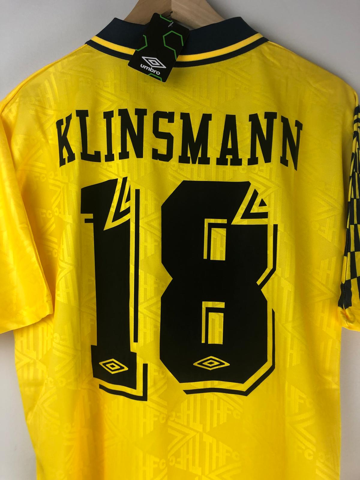 Camiseta Clásica Klinsmann Tottenham Hotspur FC Visitante 1992-94