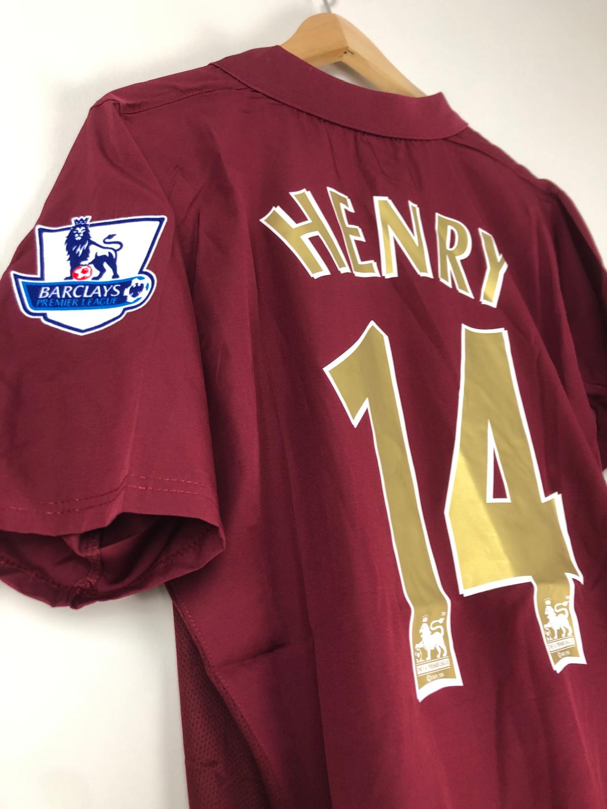 Camiseta Clásica Henry Arsenal FC Visitante 2005-06