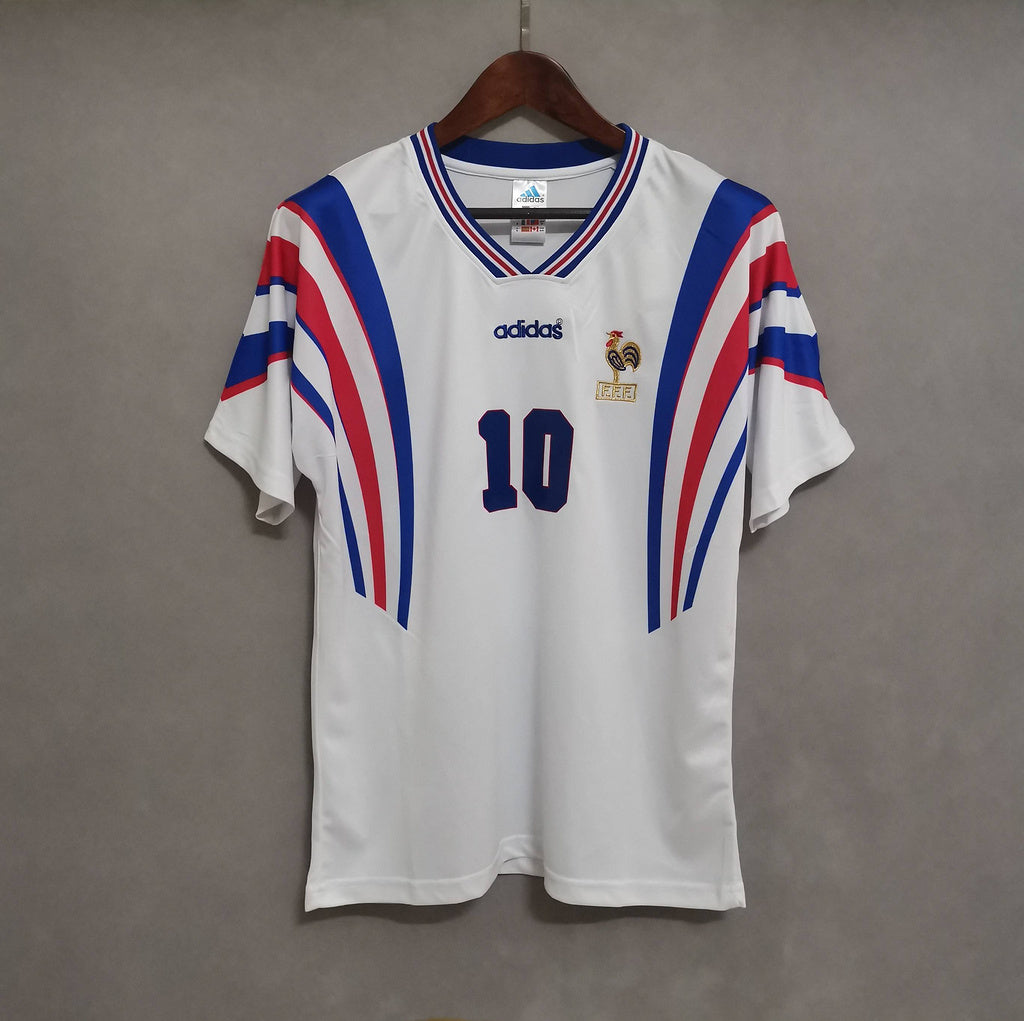 Zidane Camiseta Clásica Francia Visitante 1996