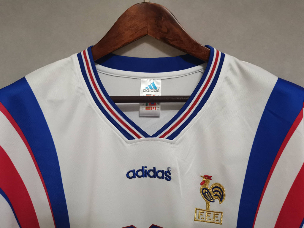 Zidane Camiseta Clásica Francia Visitante 1996