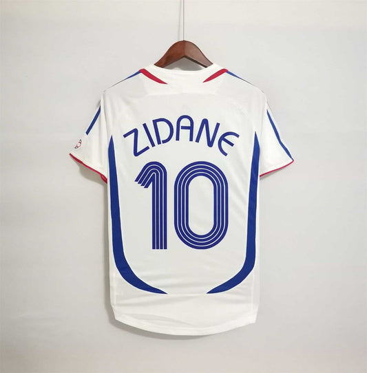 Zidane Camiseta Clásica Francia Visitante 2006
