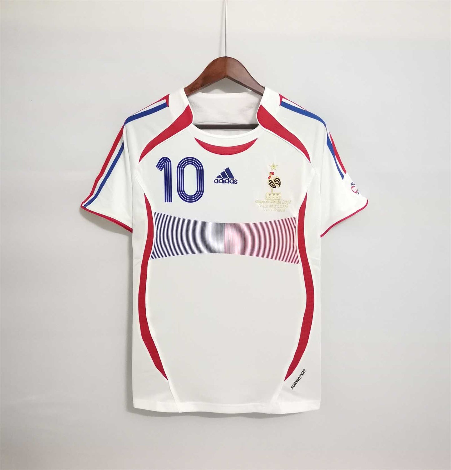Zidane Camiseta Clásica Francia Visitante 2006