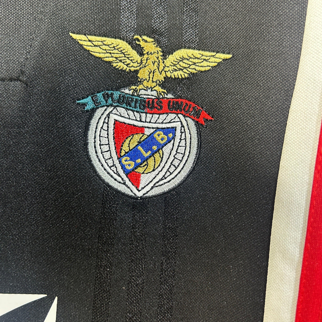 Camiseta Clásica Benfica Visitante Negra 1997-98