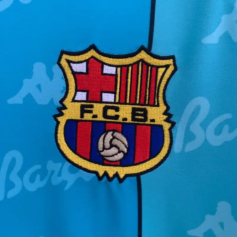 Camiseta Clásica FC Barcelona Visitante Manga Larga 1996-97