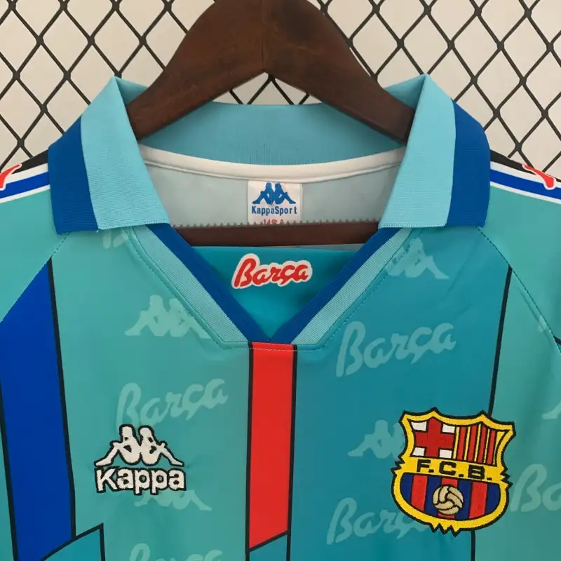 Camiseta Clásica FC Barcelona Visitante Manga Larga 1996-97