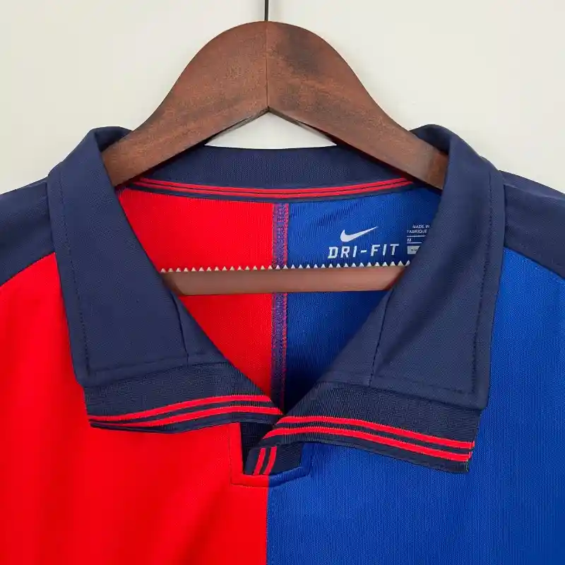 Camiseta Clásica FC Barcelona Manga Larga 1999-00