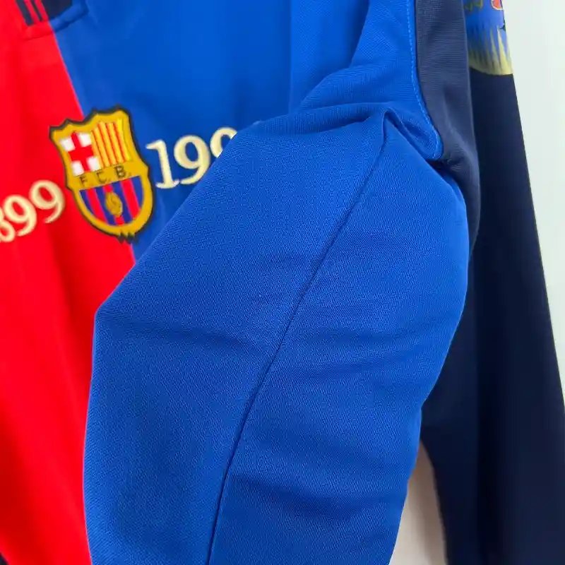 Camiseta Clásica FC Barcelona Manga Larga 1999-00