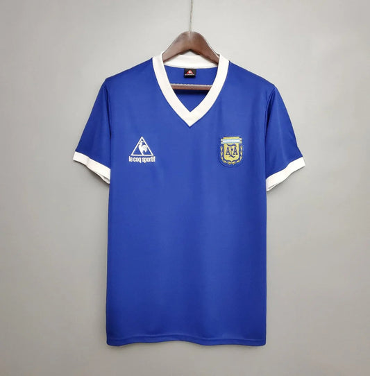 Camiseta Clásica Argentina Visitante 1986