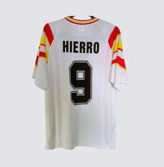 Camiseta Clásica España Visitante 1996 HIERRO