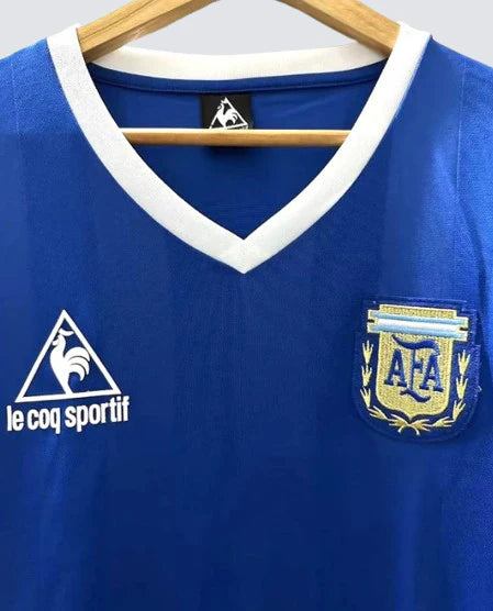 Camiseta Clásica MARADONA Argentina Visitante 1986